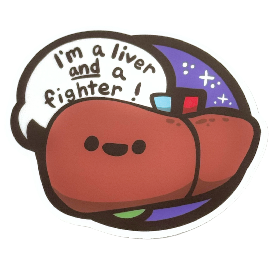 Liver Fighter Sticker