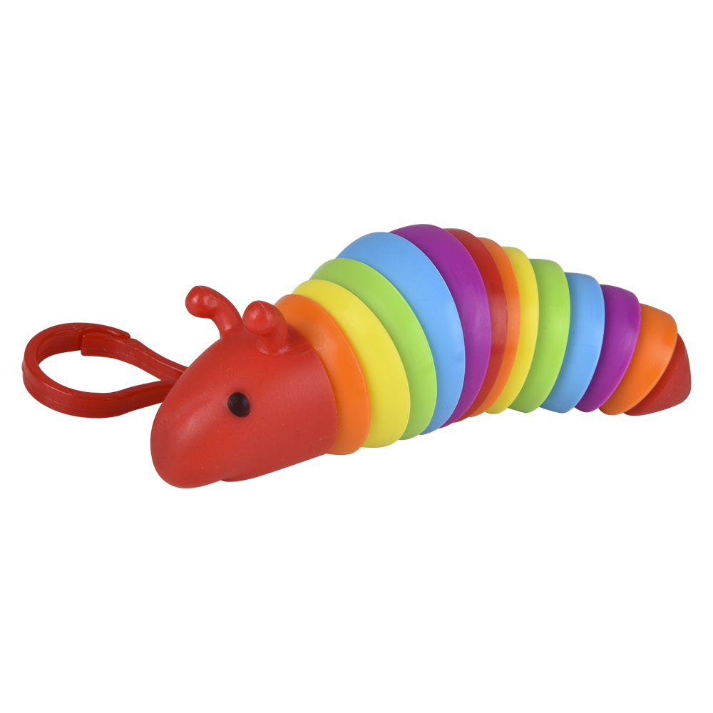 (T) 3.75" SENSORY WIGGLE CATERPILLAR CLIP ON