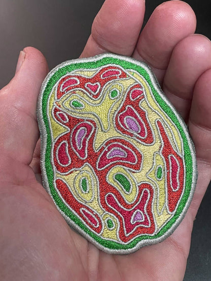 Anxiety Embroidered Patches