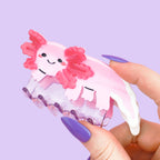 Axolotl Hair Claw, Cute Hair Accessories, Shaped Hair Clips