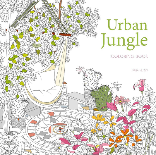 Urban Jungle Coloring Book by Sara Muzio