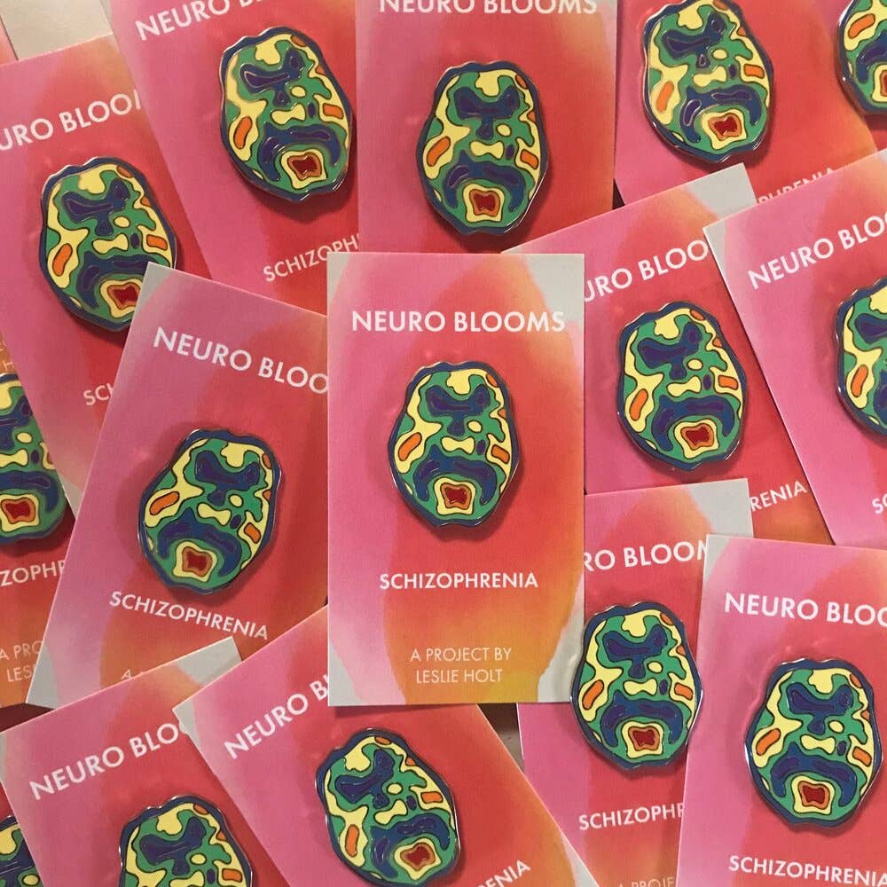 Schizophrenia Enamel Pins