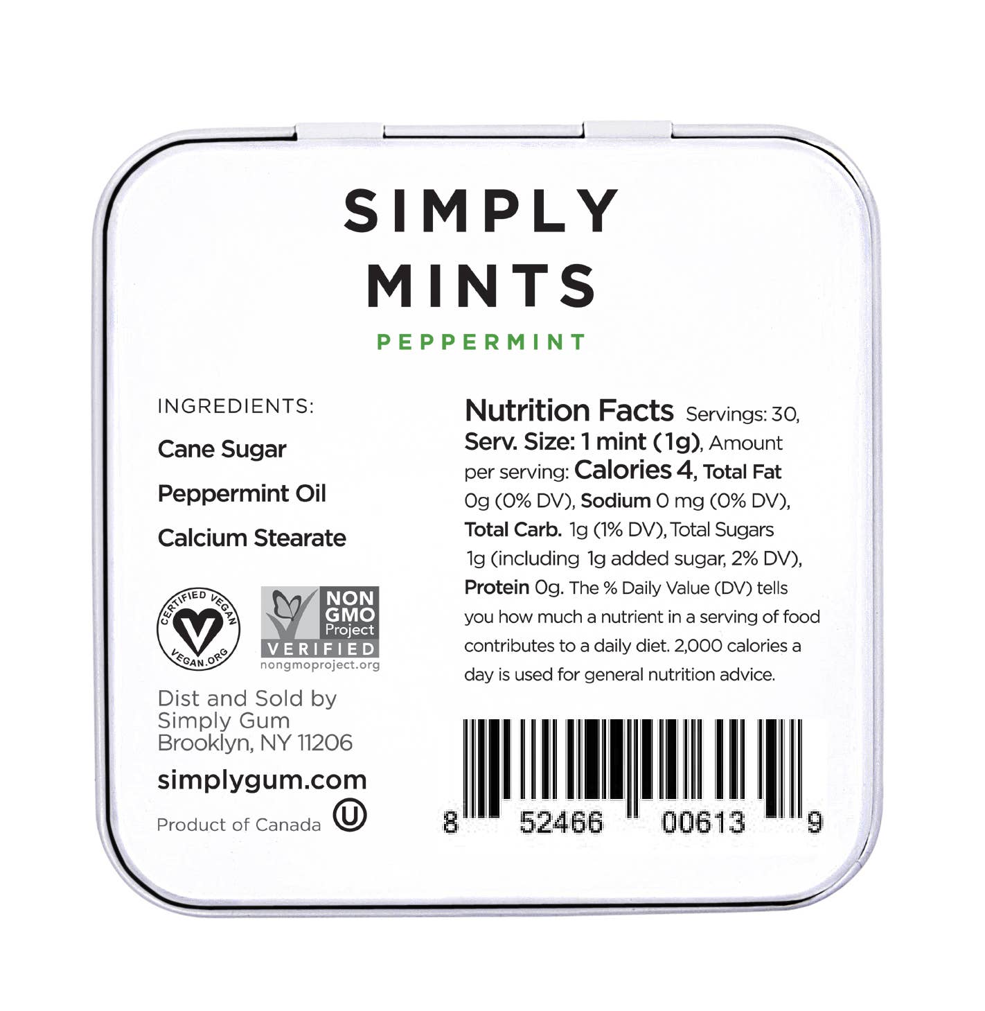 Simply Mints - Peppermint