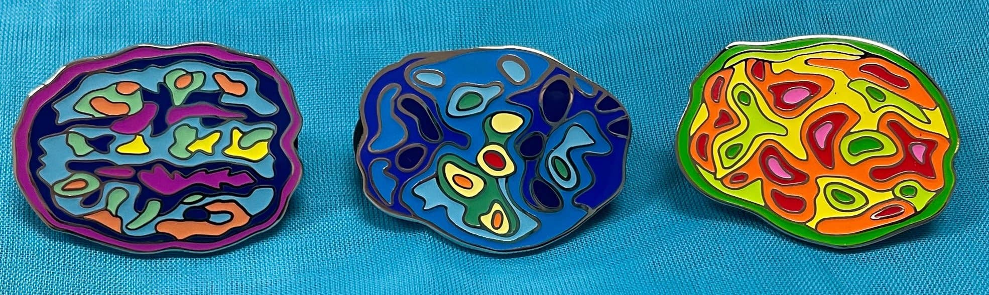 3 Pc Enamel Pin Set - ADHD/Depression/Anxiety