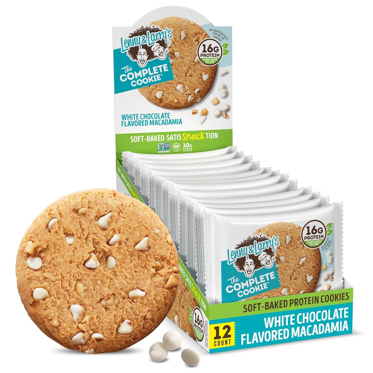 Lenny & Larry's Protein Cookie White Chocolate Macadamia