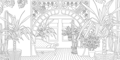 Urban Jungle Coloring Book by Sara Muzio