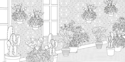 Urban Jungle Coloring Book by Sara Muzio