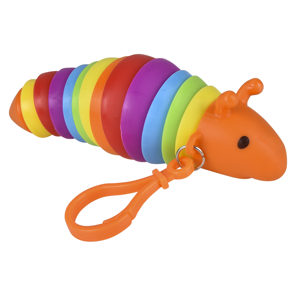 (T) 3.75" SENSORY WIGGLE CATERPILLAR CLIP ON