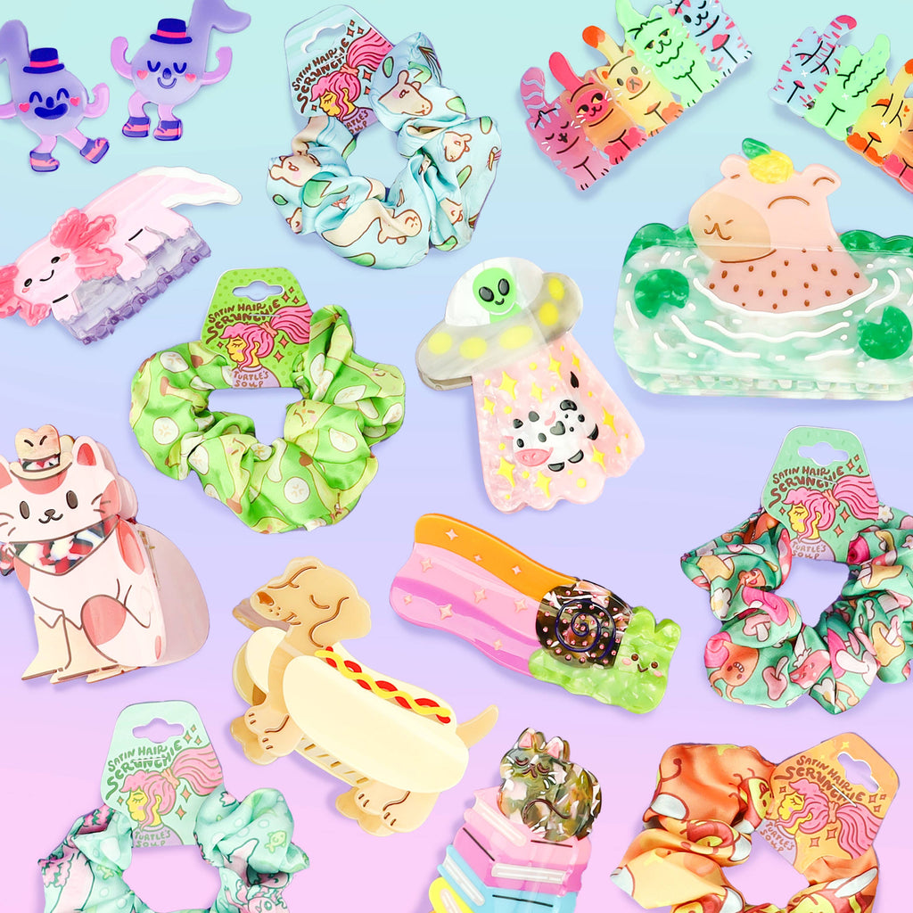 Alien UFO Hair Claw, Cute Hair Accessories, Funny Hair Clips