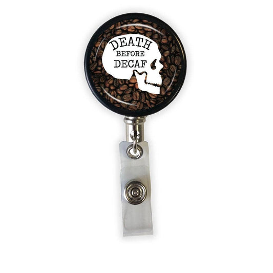 Death Before Decaf Badge Reel