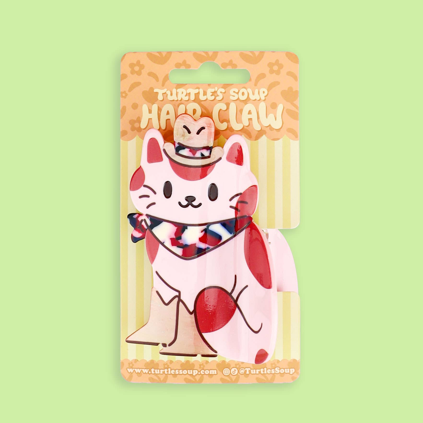 Meowdy Rodeo Hair Claw, Cute Hair Accessories, Cat Clips