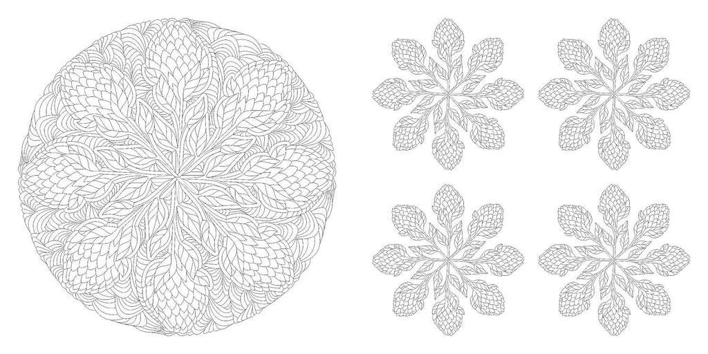 Floral Mandalas Coloring Book by Sara Muzio