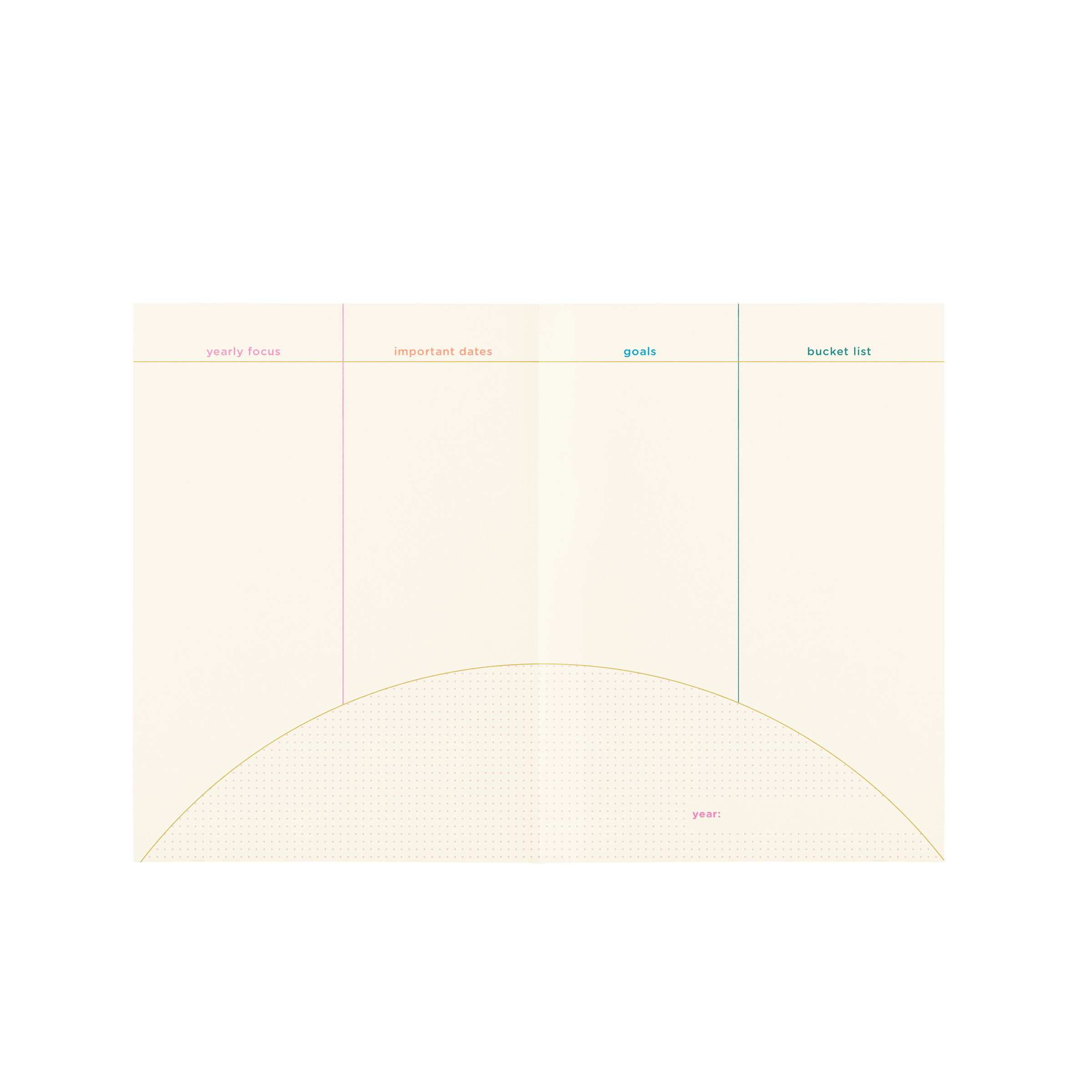 Perpetual Planner - Clean & Colorful