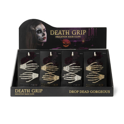 Halloween Death Grip Skeleton Hair Clips