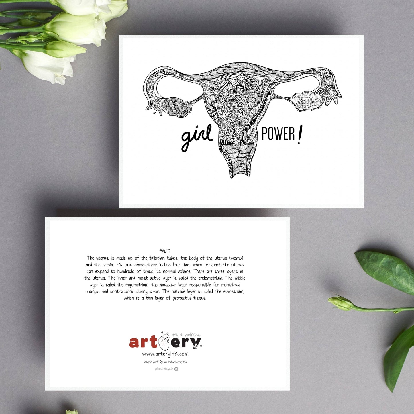 New Uterus / Girl Power! - Any Occasion (#8123)