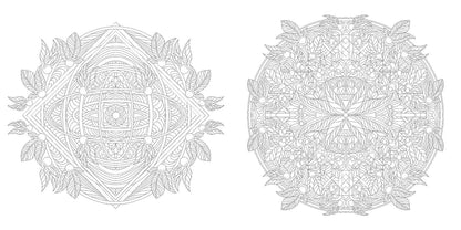 Floral Mandalas Coloring Book by Sara Muzio