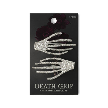 Halloween Death Grip Skeleton Hair Clips