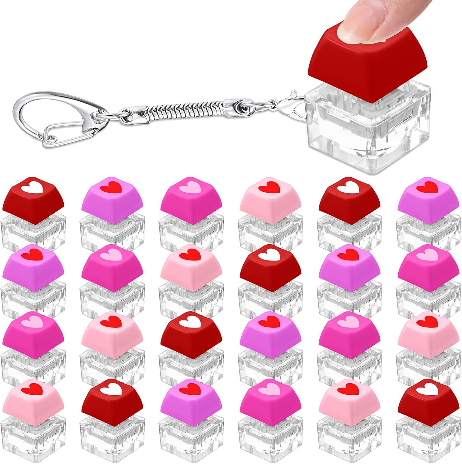 Keyboard Fidget Keychain