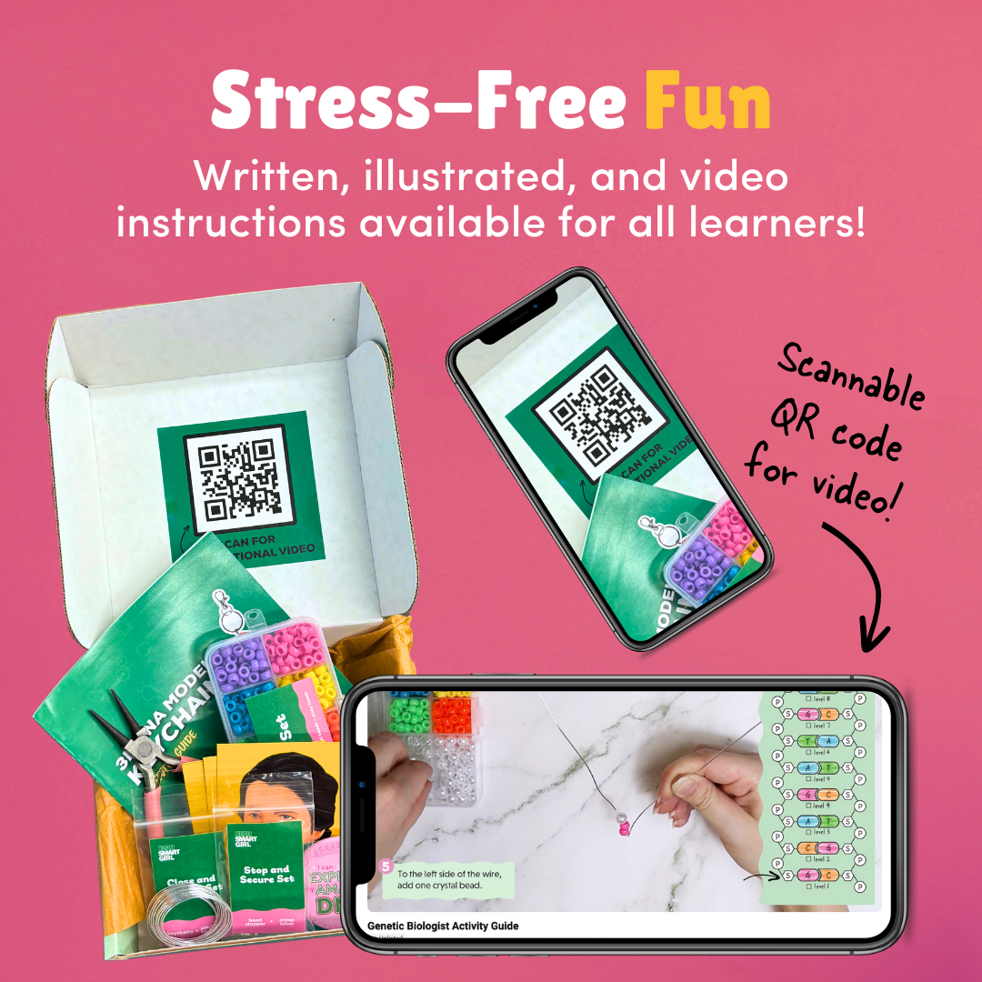 DIY STEM Activity Kit | Make your own 3D DNA Model Keychain