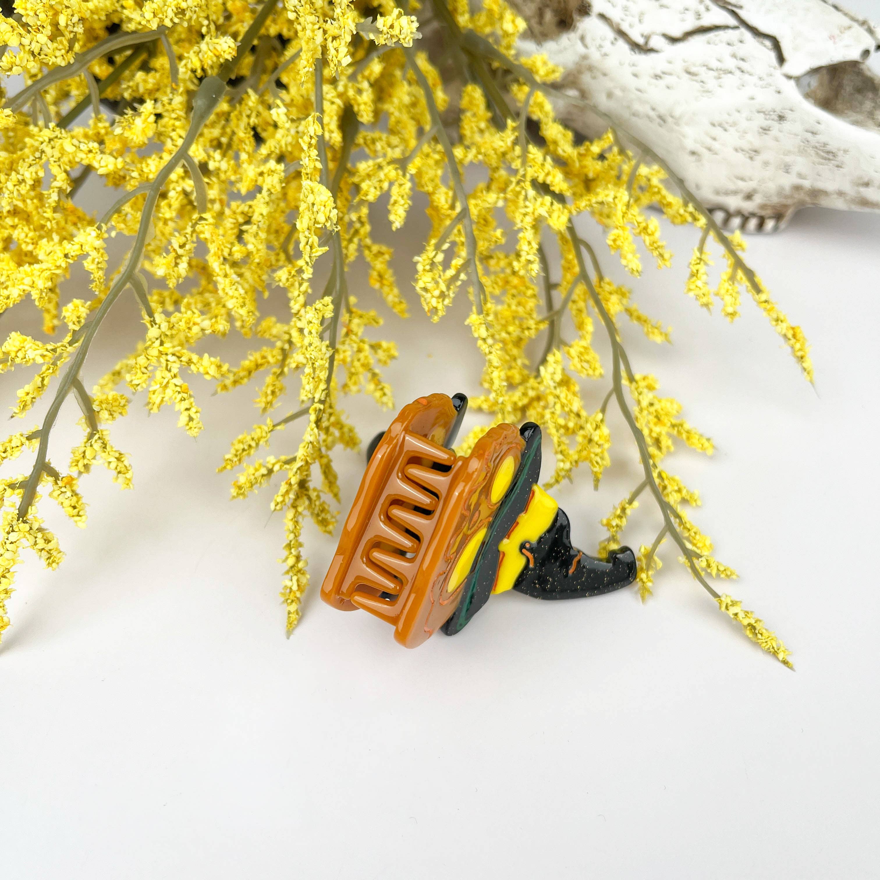 Pumpkin Claw Clip