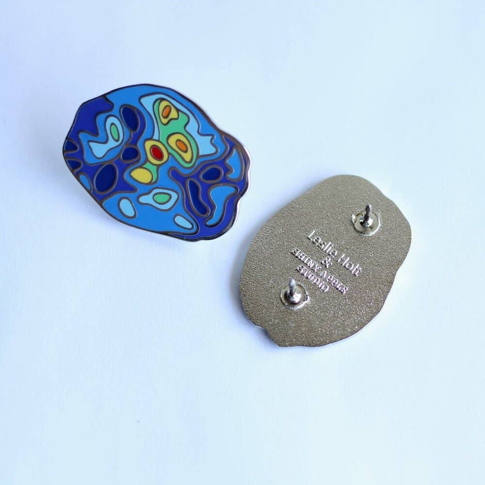 Depression Enamel Pins
