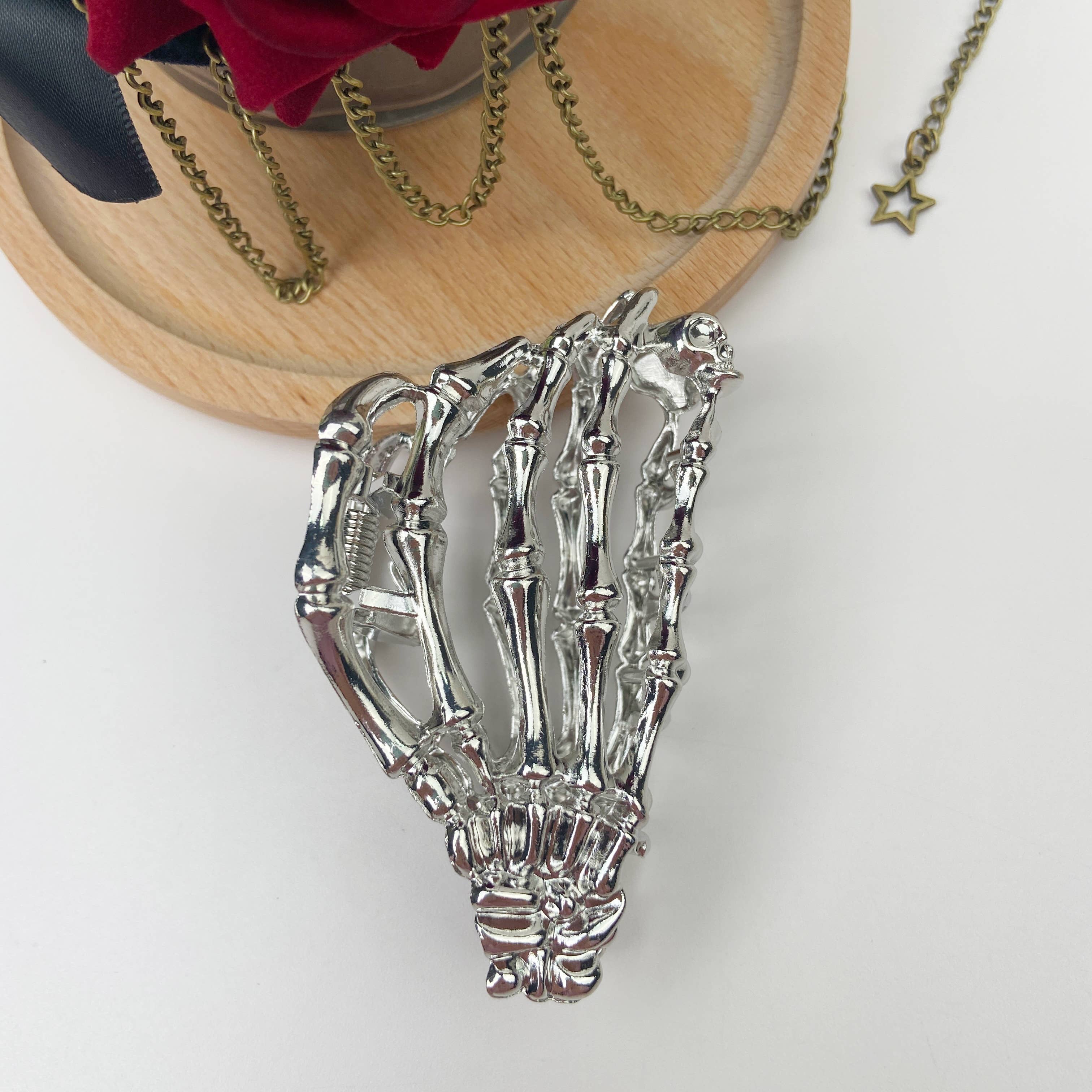 Skull Hair Clip