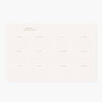 BLUE FLORAL | UNDATED MONTHLY PLANNER