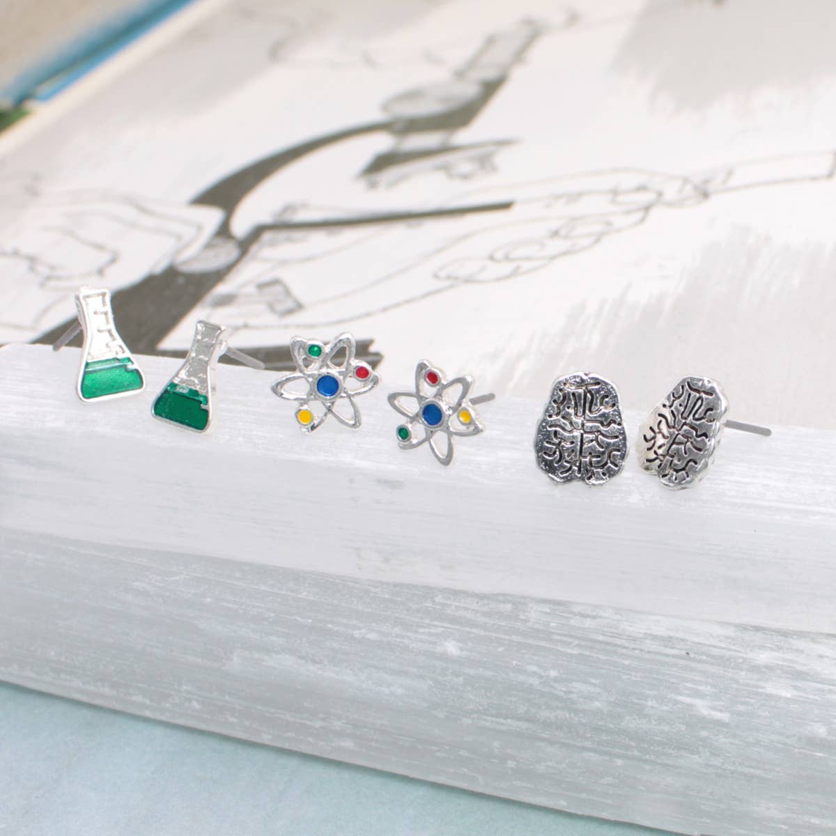Because Science Earrings Set