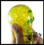 Banana Water and Sparkle Filled Squeeze Stress Ball  