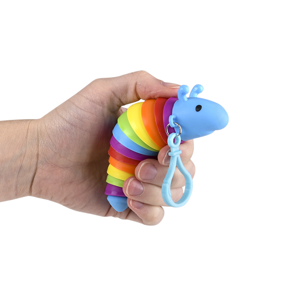 (T) 3.75" SENSORY WIGGLE CATERPILLAR CLIP ON
