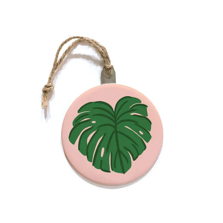 Monstera Leaf Christmas Ornament