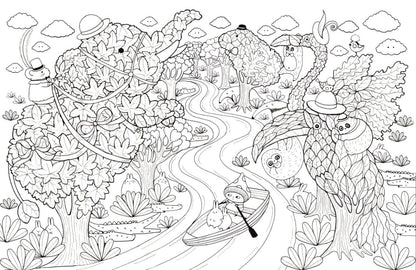 A Million Kawaii Cuties Coloring Book