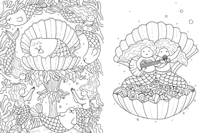 A Million Mermaids Coloring Book