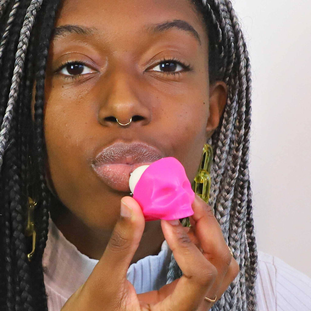 Pink Skull Lip Balm