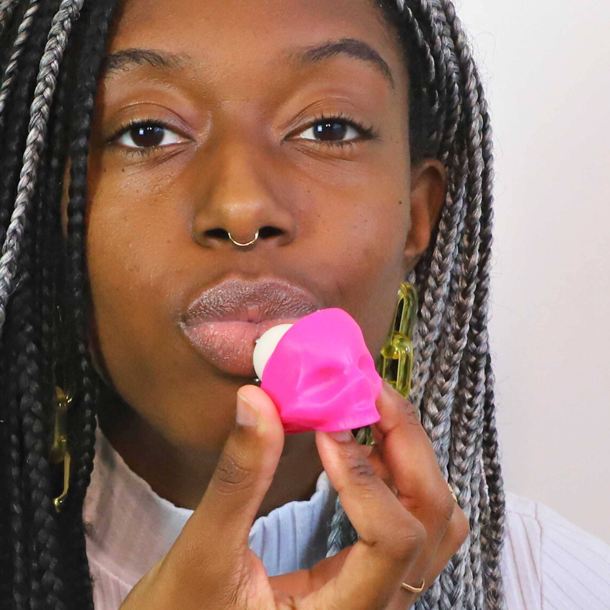 Pink Skull Lip Balm