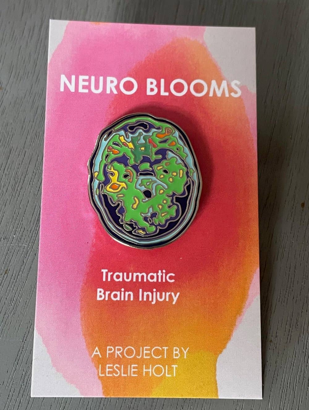 Traumatic Brain Injury Enamel Pins
