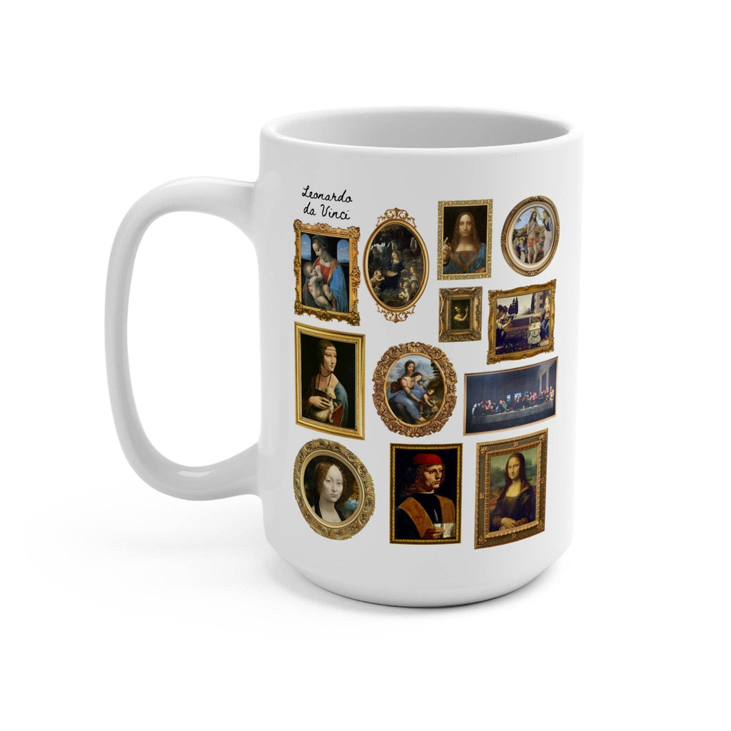 Leonardo da Vinci Mug - 15 oz