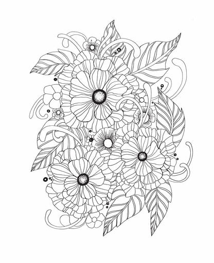 Floral Wonderland Coloring Book