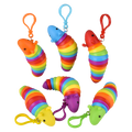(T) 3.75" SENSORY WIGGLE CATERPILLAR CLIP ON