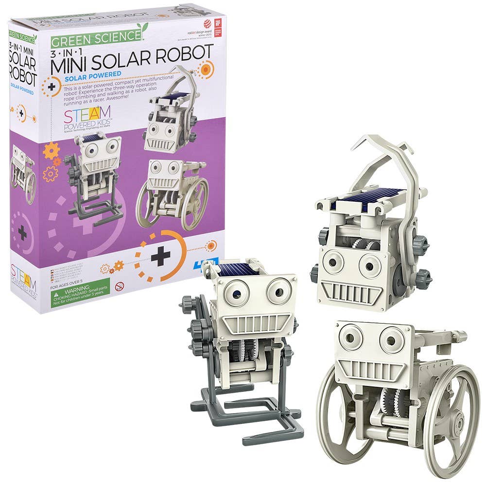 Green Science/3-In-1 Mini Solar Robot