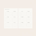 GARDEN FLORA | LINEN-BOUND UNDATED WEEKLY PLANNER