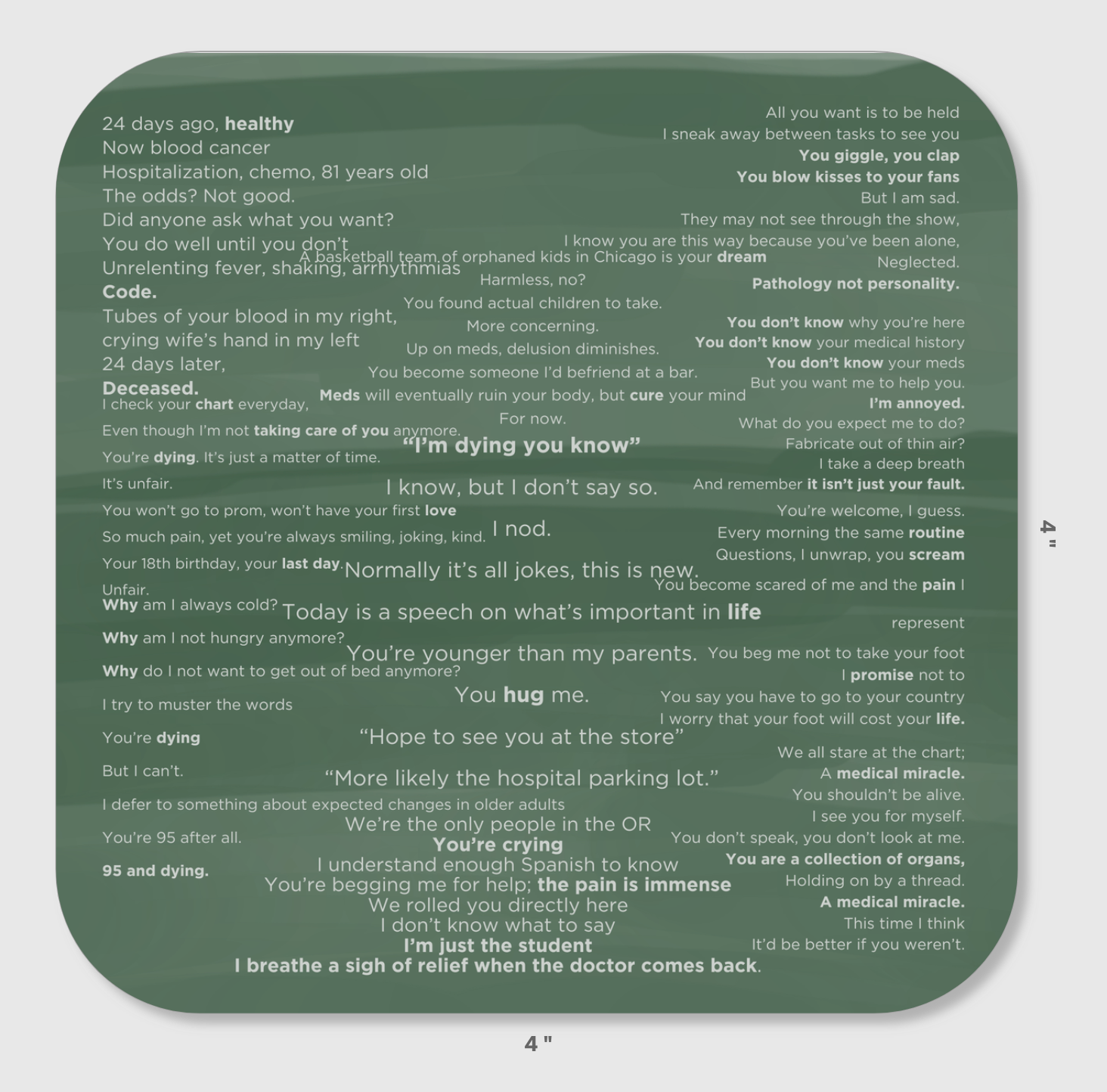 Recounts of Patient Encounters Sticker