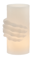 LED Skeleton Hand Pillar