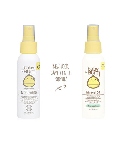 Mineral SPF 50 Sunscreen Spray - Fragrance Free