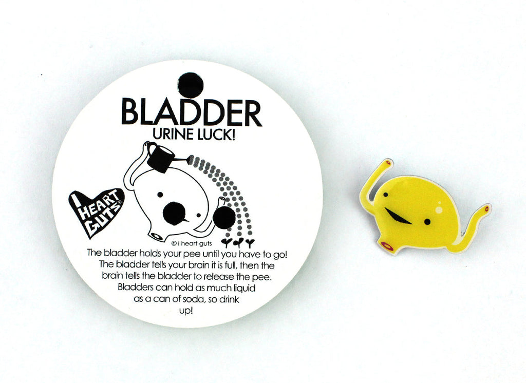 Bladder Lapel Pin - Don't Stop Relievin'