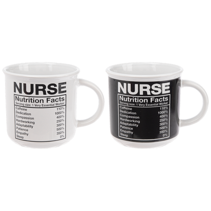 Nurse Nutrition Facts Mug