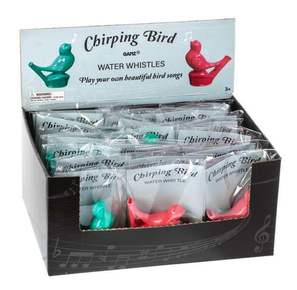 Chirping Bird Water Whistles