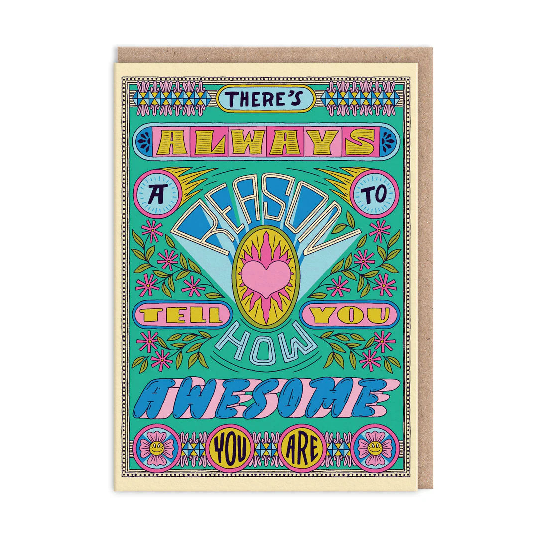 How Awesome You Are Post Card