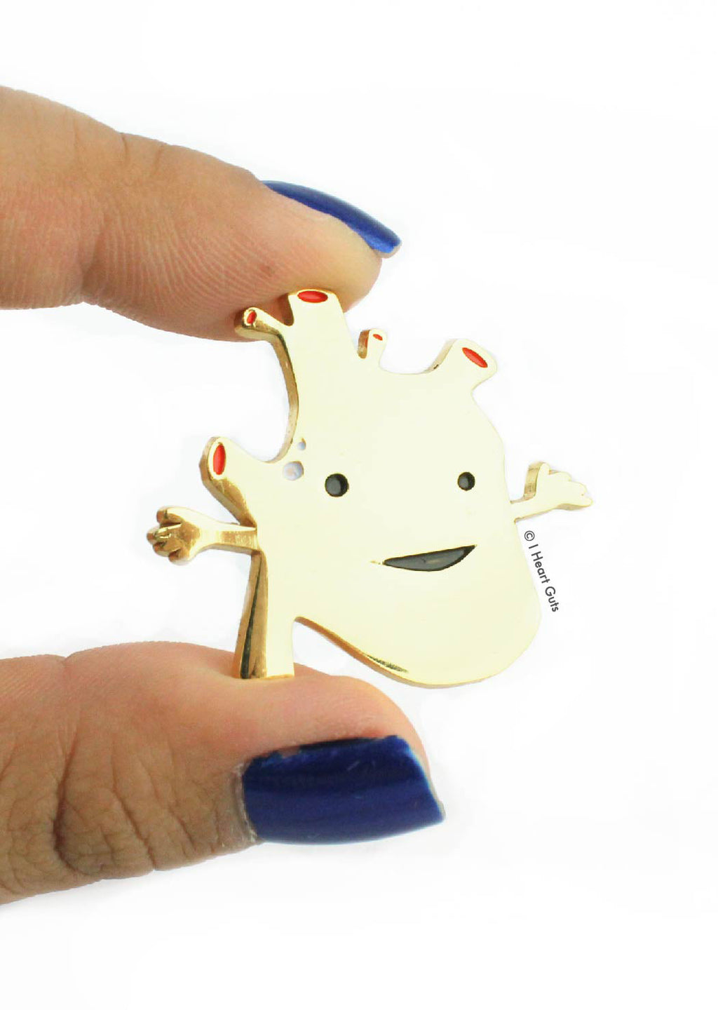 Heart of Gold Lapel Pins