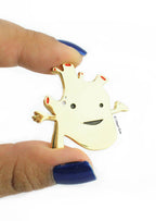 Heart of Gold Lapel Pins